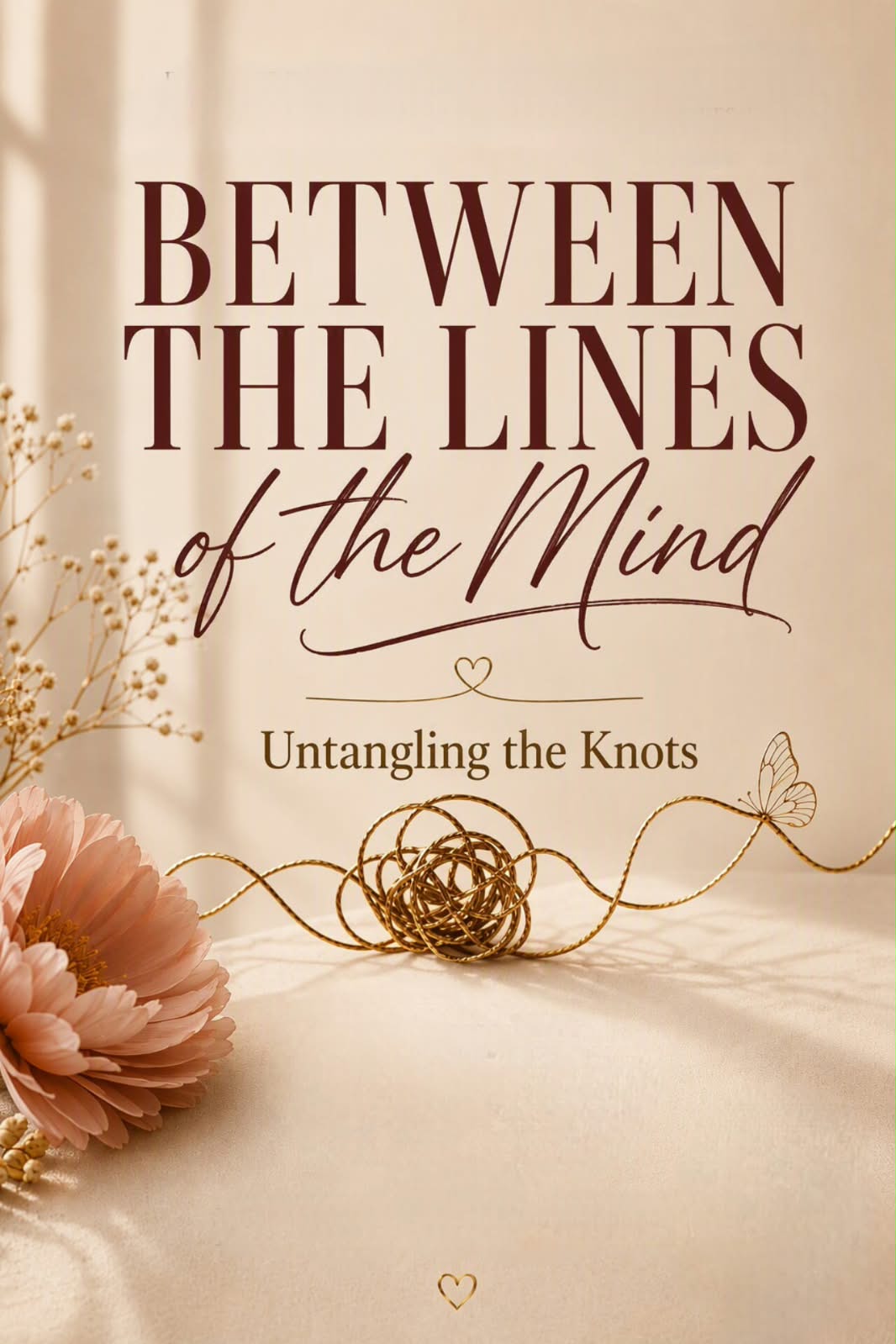 Capa original em inglês de Between The Lines of The Mind: Untangling the Knots